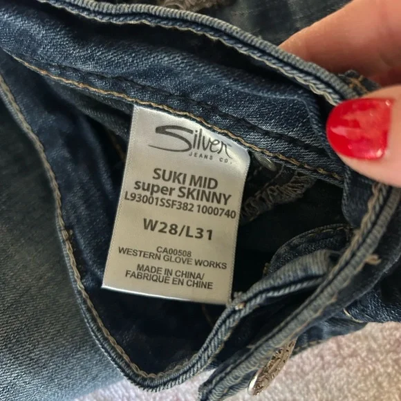 Silver Jeans Co. SUKI Mid Super Skinny Jeans - Picture 5 of 6